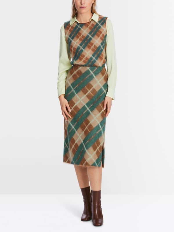 Marc Cain In Deutschland gestrickter Karo-Rock