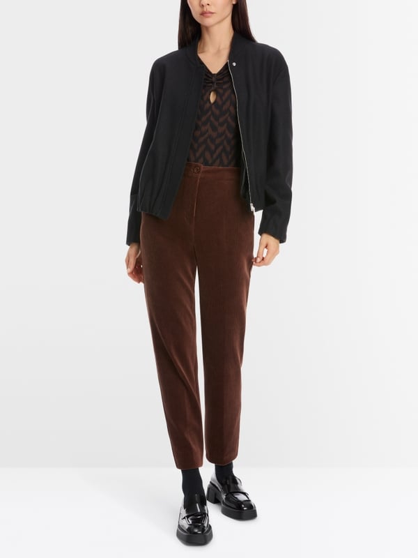 Marc Cain Jacke Aus 100 % Wolle Knitted In Germany