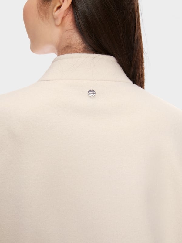 Marc Cain Jacke Aus 100 % Wolle Knitted In Germany