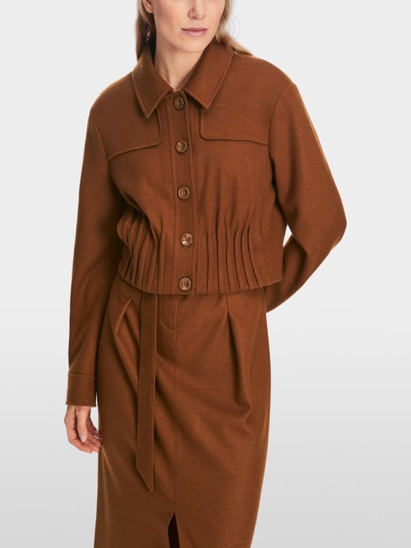 Marc Cain Jacke Mit Kleinen Falten