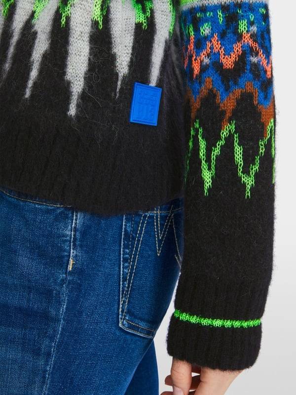 Marc Cain Jacquard-Sweater Knitted In Germany