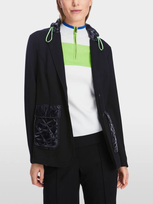 Marc Cain Jersey-Blazer In Materialmix