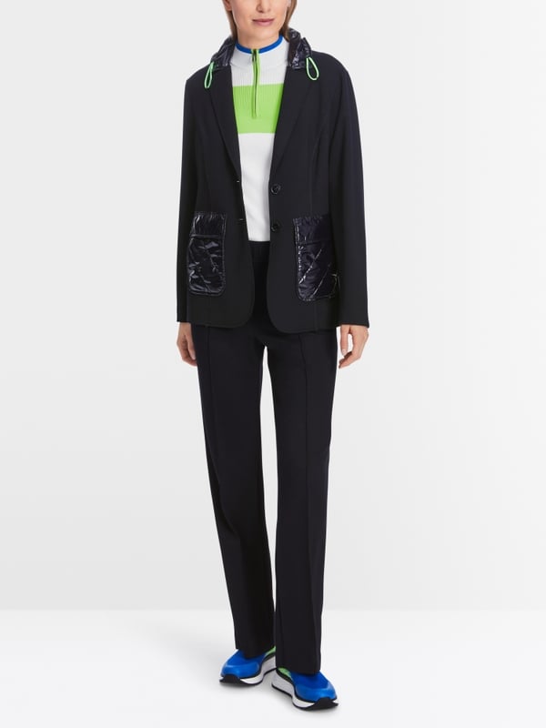 Marc Cain Jersey-Blazer in Materialmix