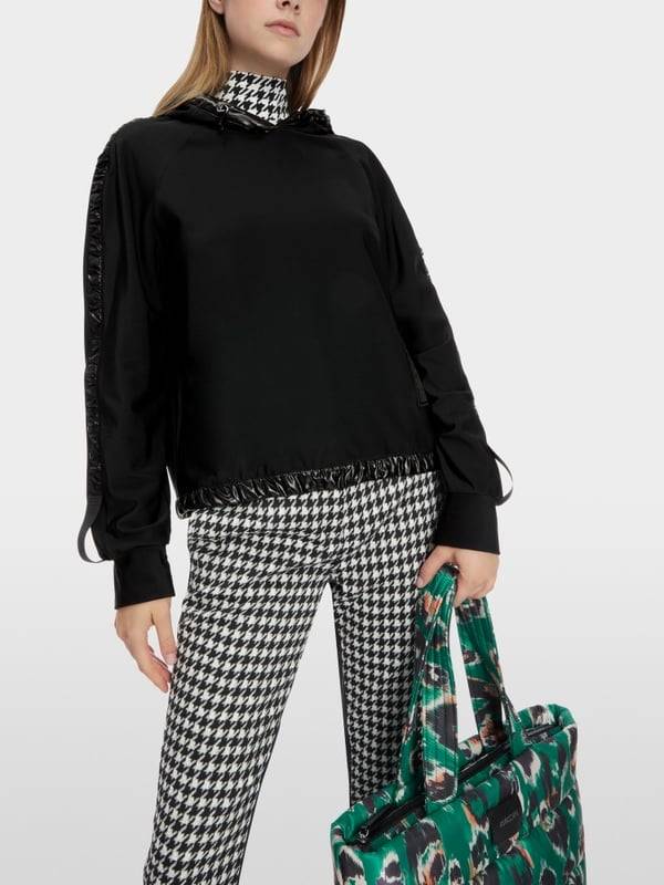 Marc Cain Kapuzen-Sweatshirt Mit Vario-Ärmeln