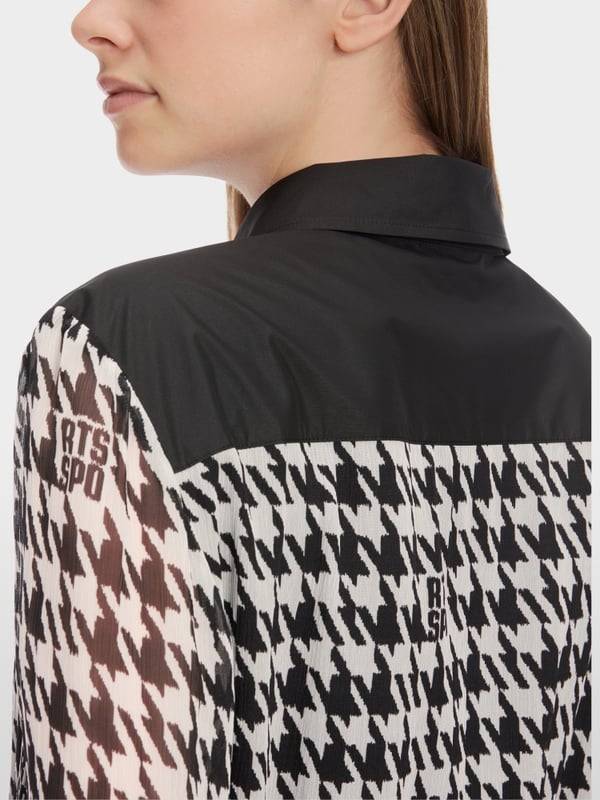 Marc Cain Kleid Im Hahnentritt-Dessin