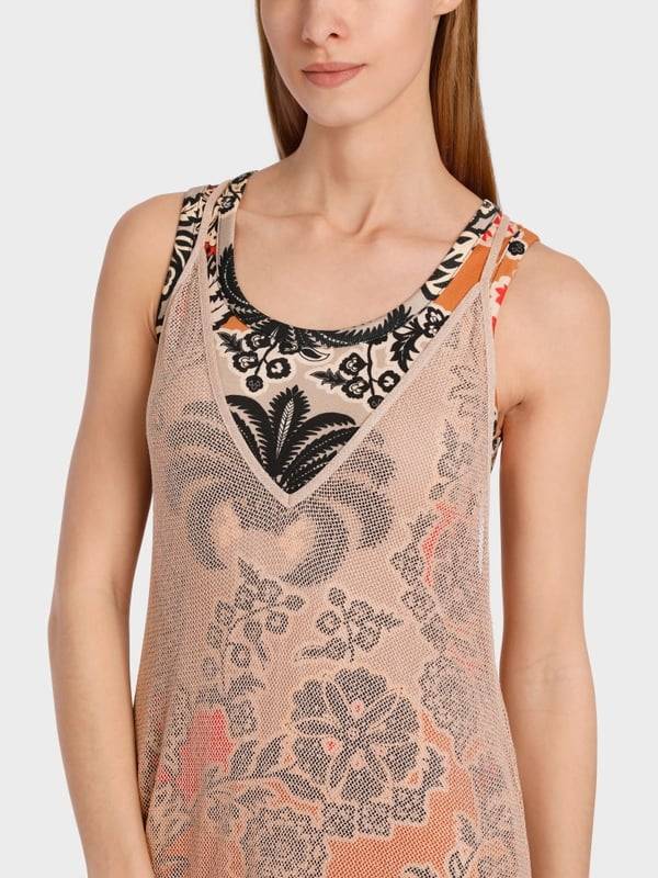 Marc Cain Kleid Im Lagenlook – Knitted In Germany