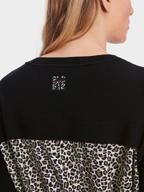 Marc Cain Kleid In Materialmix "Rethink Together"