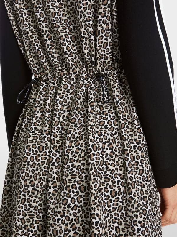 Marc Cain Kleid In Materialmix "Rethink Together"