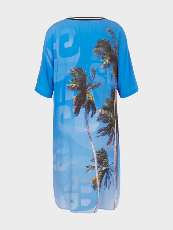 Marc Cain Kleid Mit Authentischem Palmenprint