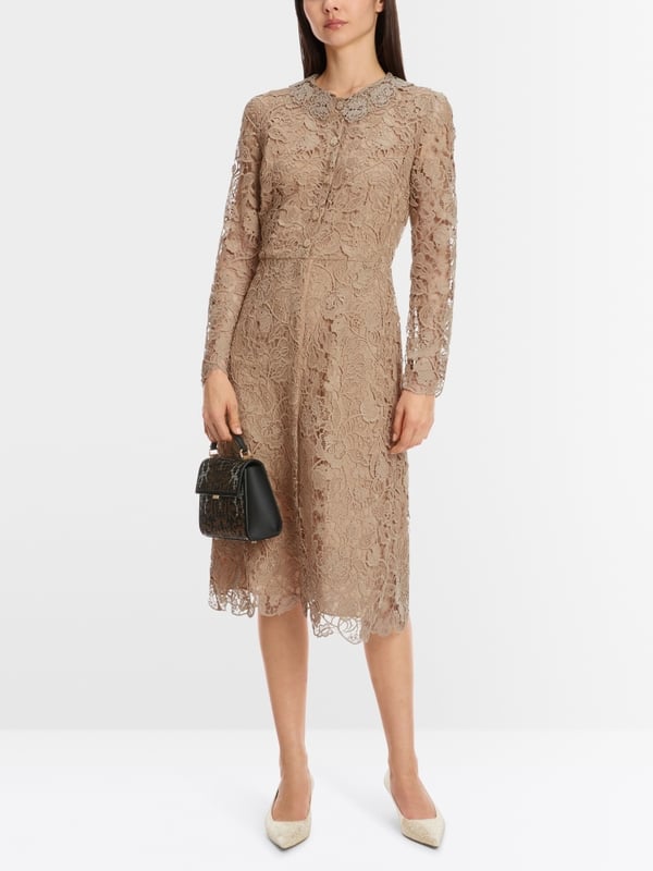 Marc Cain Kleid mit Guipure-Spitze