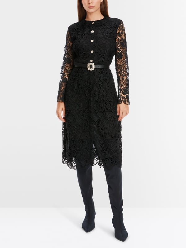 Marc Cain Kleid mit Guipure-Spitze