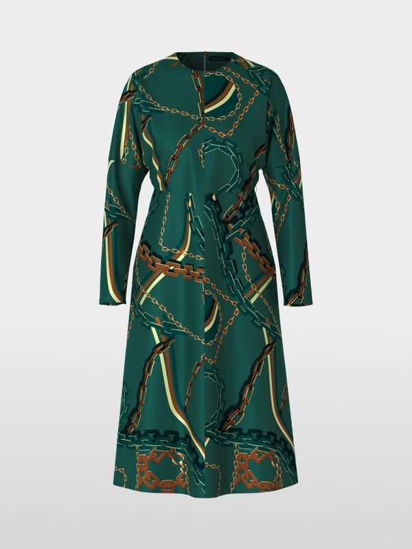 Marc Cain Kleid Mit Kettenprint