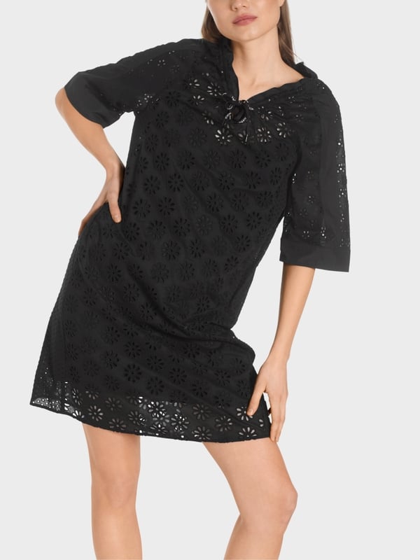 Marc Cain Kleid Mit Lochstickerei