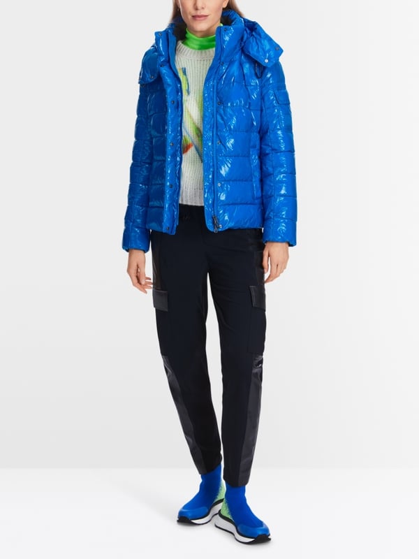 Marc Cain Körpernahe Outdoor-Jacke mit Kapuze