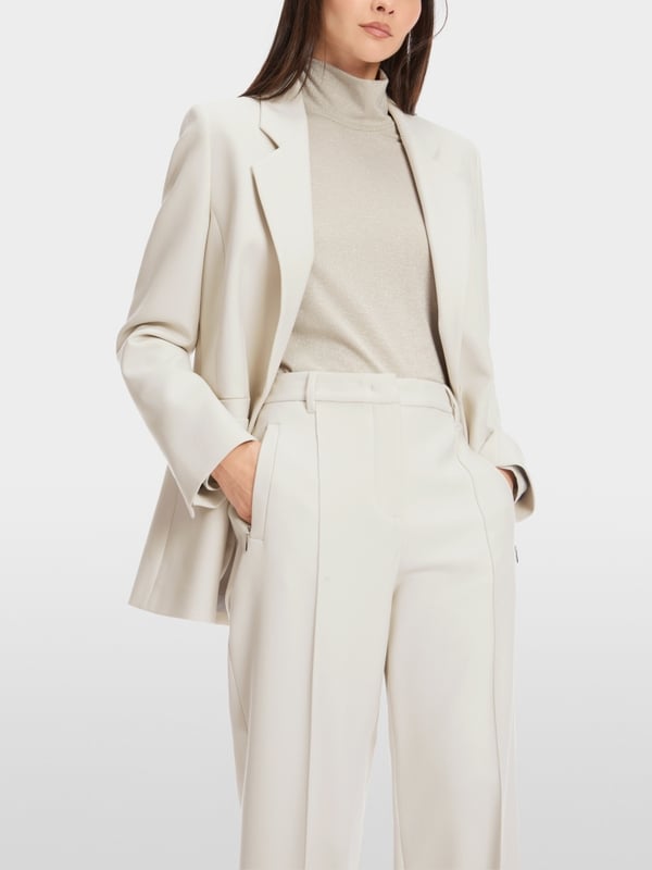 Marc Cain Körpernaher Blazer In Uni