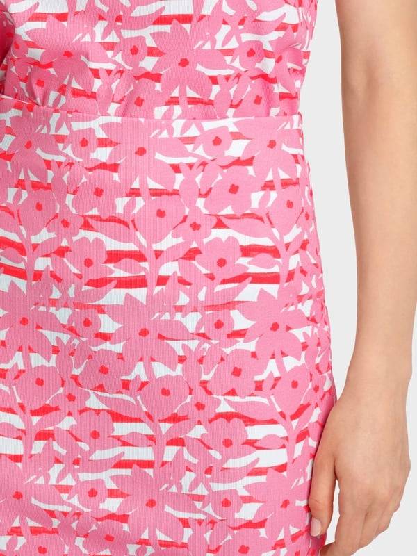 Marc Cain Körpernaher Rock Mit Overprint