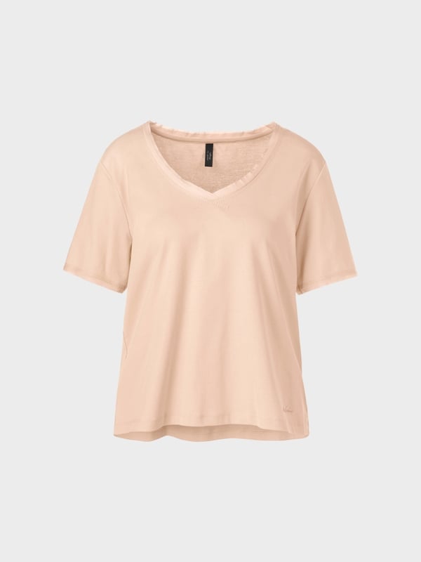Marc Cain Kurzarm-T-Shirt Mit V-Ausschnitt