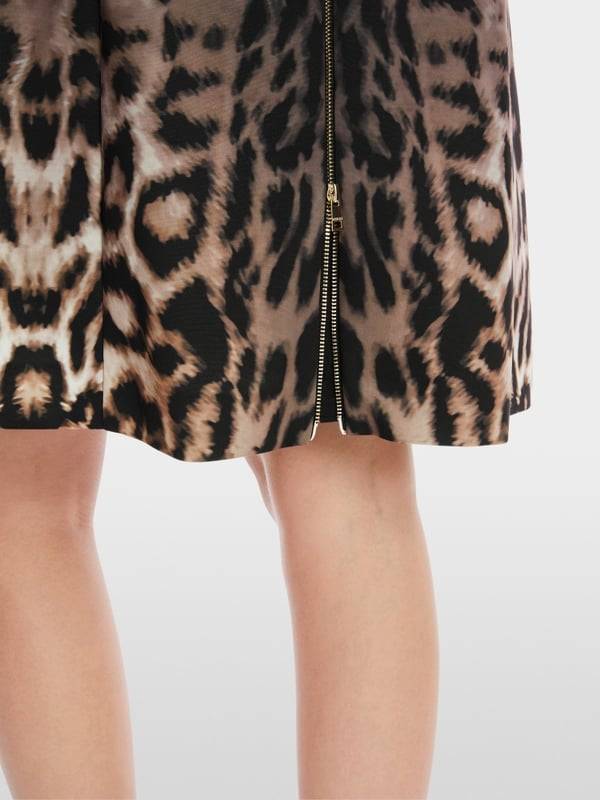 Marc Cain Kurzärmliges Leo-Kleid