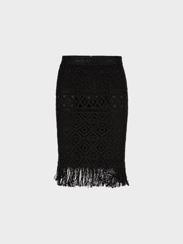 Marc Cain Kurzer Rock Aus Häkelspitze