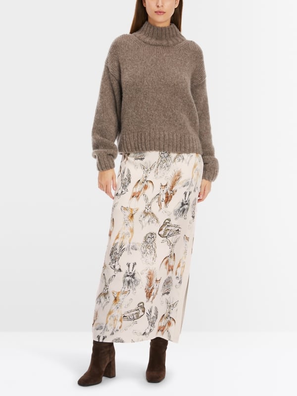 Marc Cain Kurzer Sweater Knitted In Germany