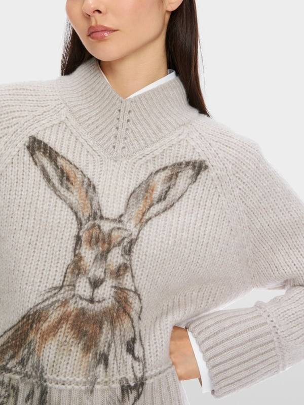 Marc Cain Kurzer Sweater Knitted In Germany