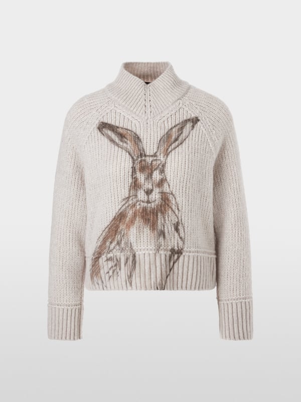 Marc Cain Kurzer Sweater Knitted In Germany