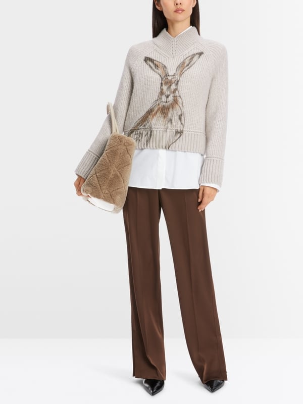 Marc Cain Kurzer Sweater Knitted in Germany