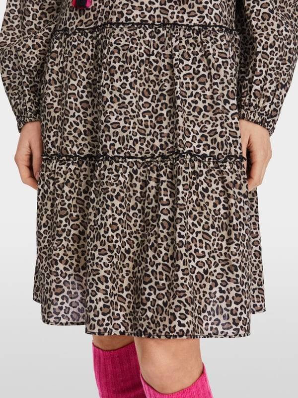 Marc Cain Kurzes Stufenkleid In Baumwolle