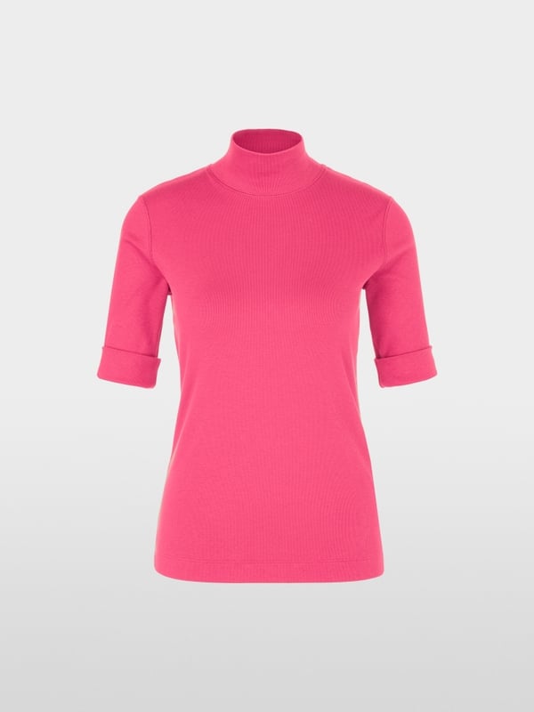 Marc Cain Kurzes T-Shirt Mit Turtle-Neck