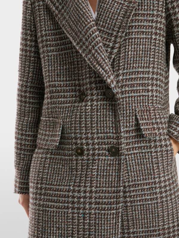 Marc Cain Langer Blazer-Mantel In Vintage-Karo