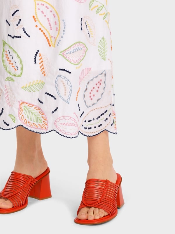 Marc Cain Langes Kleid Mit Bustier