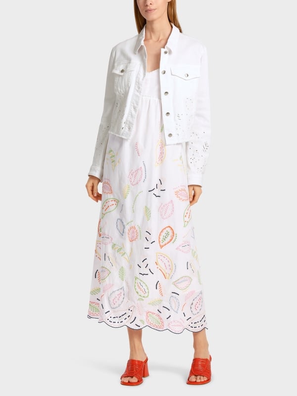 Marc Cain Langes Kleid Mit Bustier