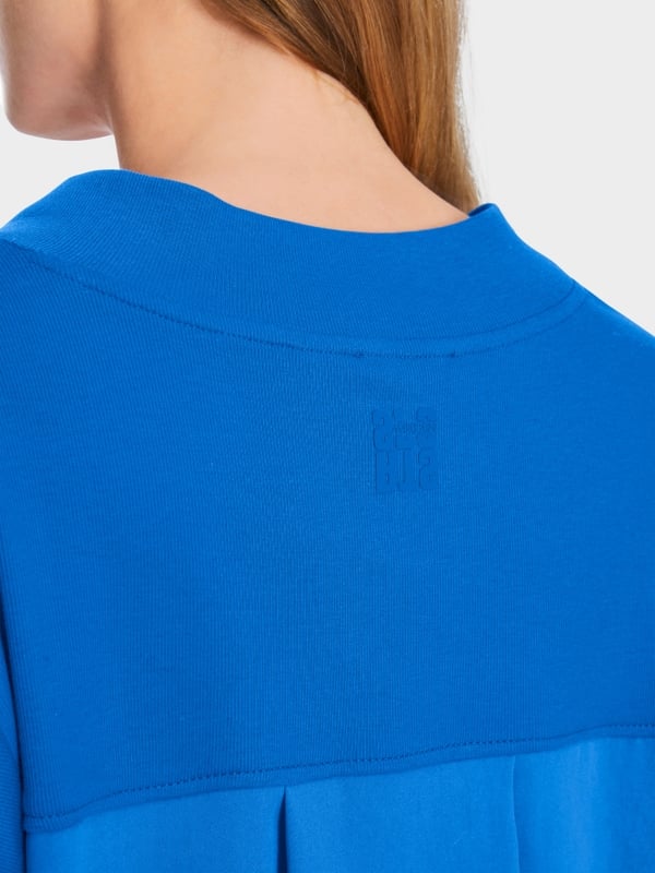 Marc Cain Lässige Bluse In Materialmix