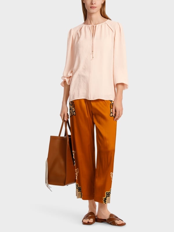 Marc Cain Leichte Bluse aus recyceltem Polyester