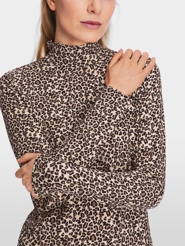 Marc Cain Longsleeve In Leo-Print