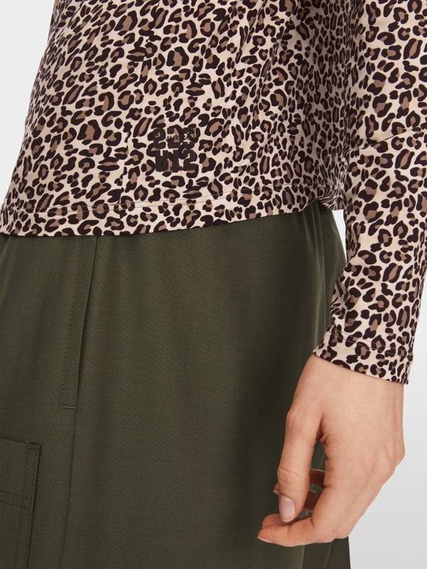 Marc Cain Longsleeve In Leo-Print