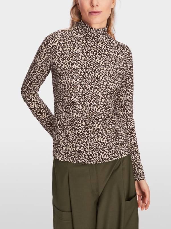 Marc Cain Longsleeve In Leo-Print