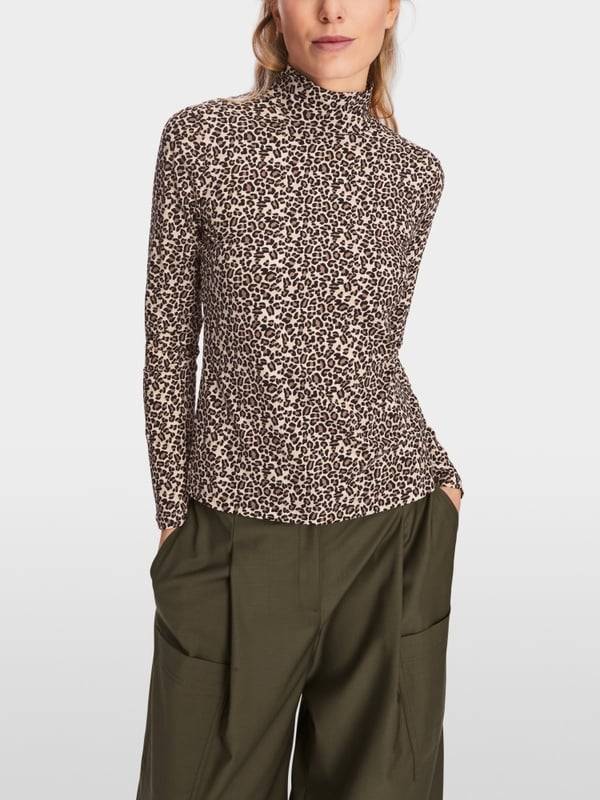 Marc Cain Longsleeve In Leo-Print