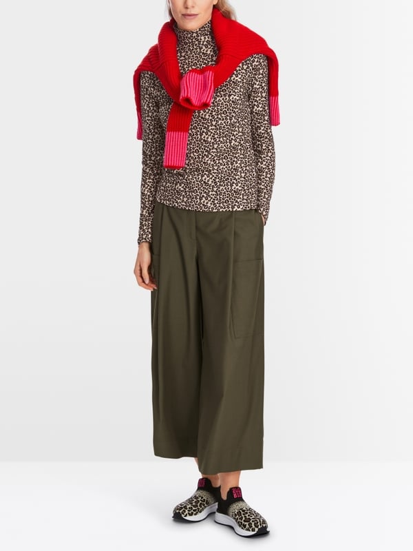 Marc Cain Longsleeve in Leo-Print