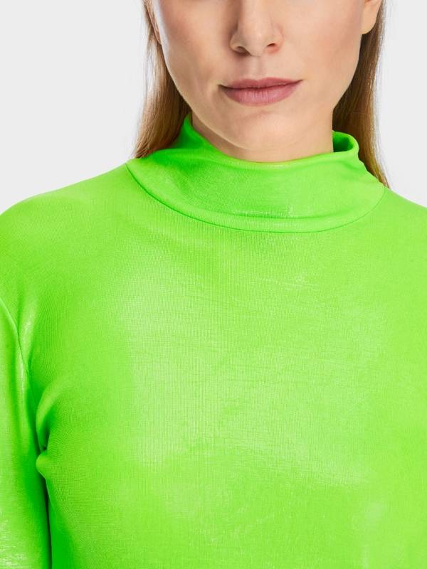 Marc Cain Longsleeve Mit Glanz-Effekt