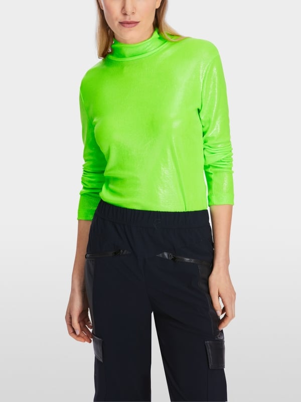 Marc Cain Longsleeve Mit Glanz-Effekt