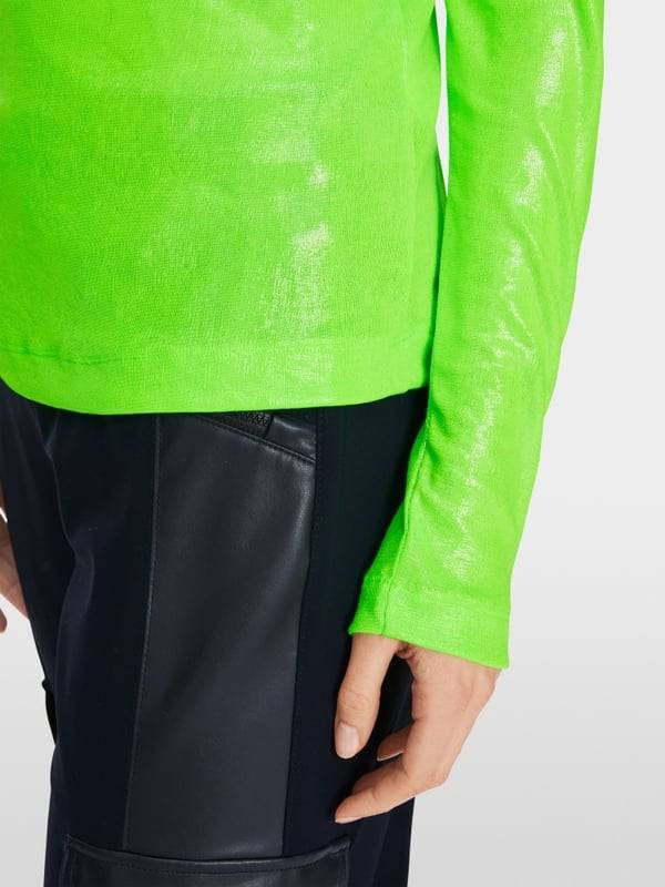 Marc Cain Longsleeve Mit Glanz-Effekt