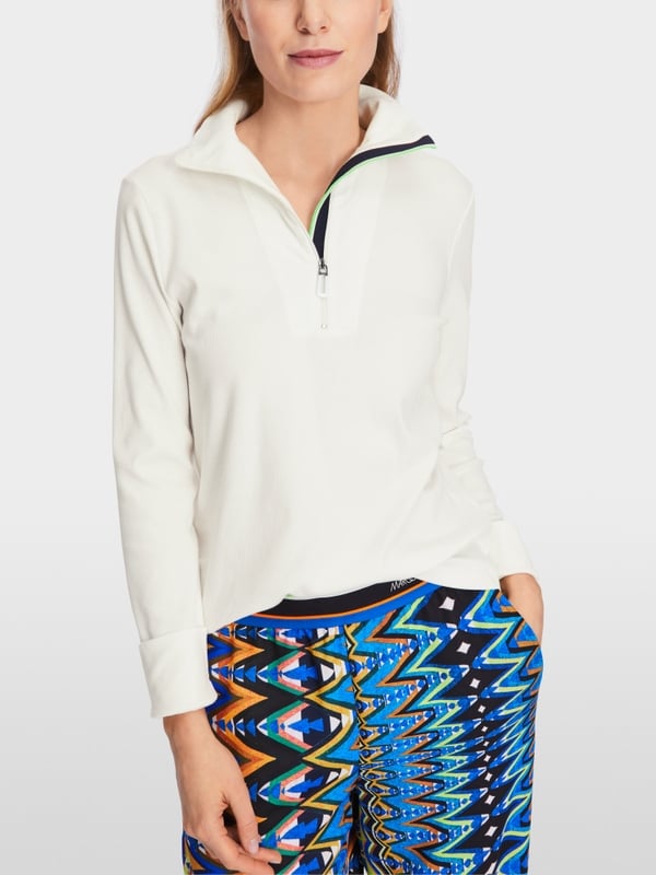Marc Cain Longsleeve Mit Zippverschluss