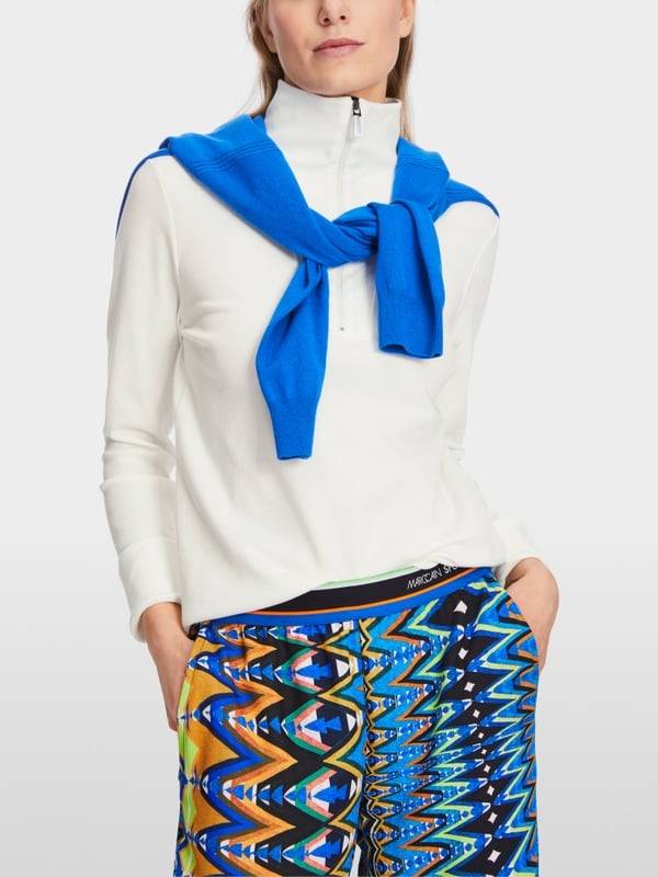 Marc Cain Longsleeve Mit Zippverschluss