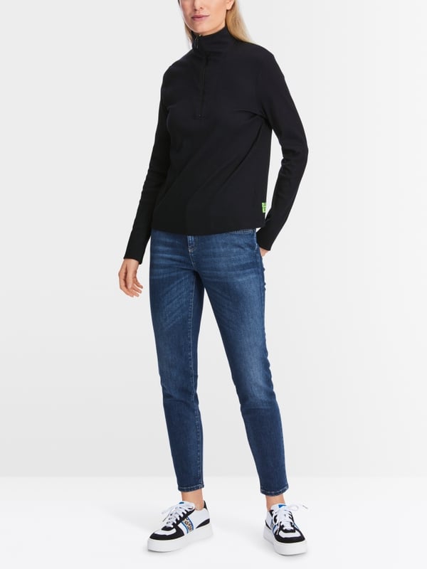 Marc Cain Longsleeve Mit Zippverschluss