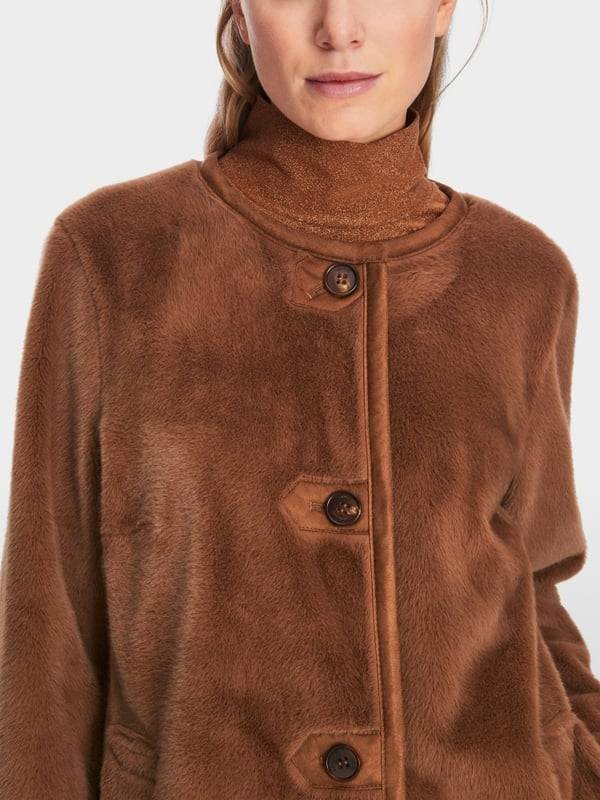 Marc Cain Mantel Im Fun Fur