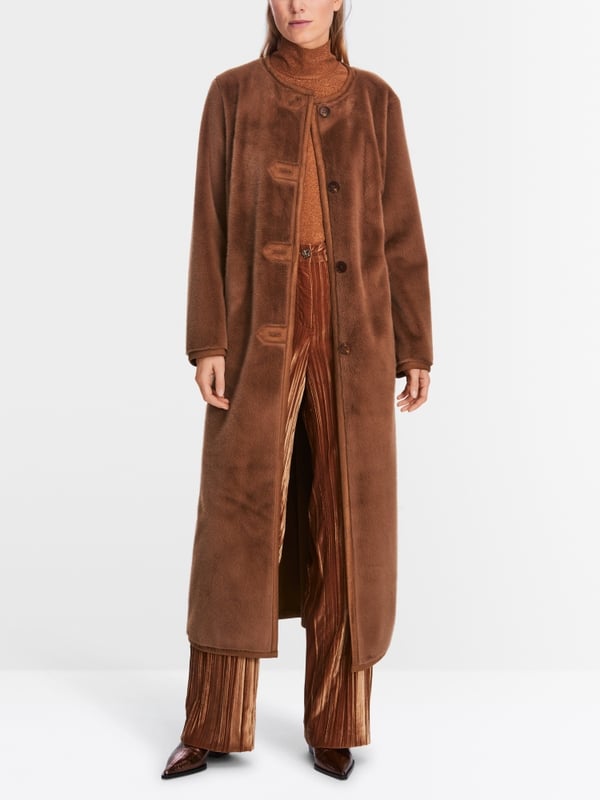 Marc Cain Mantel Im Fun Fur