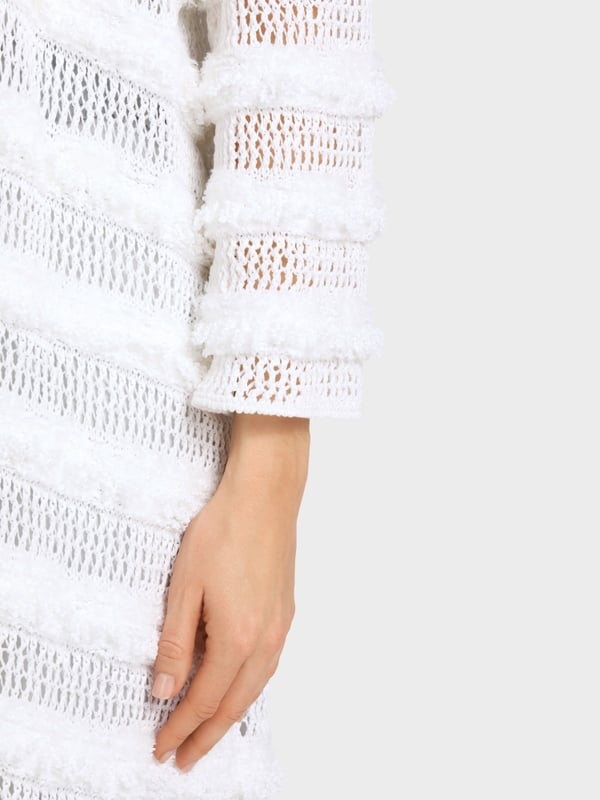 Marc Cain Mantel Mit Struktur – Knitted In Germany