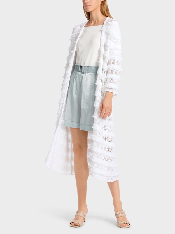 Marc Cain Mantel Mit Struktur – Knitted In Germany