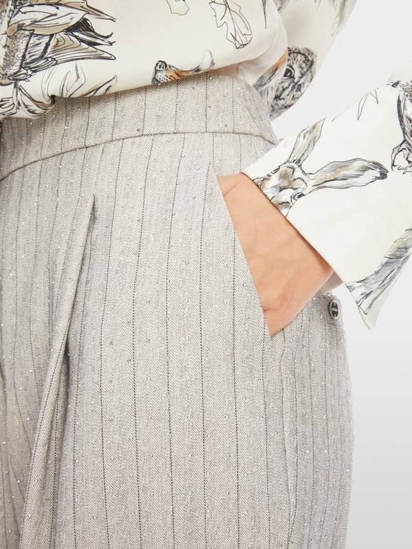 Marc Cain Marlenehose Mit Glitzer - Modell WASCO